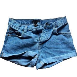 Blue Jean shorts.